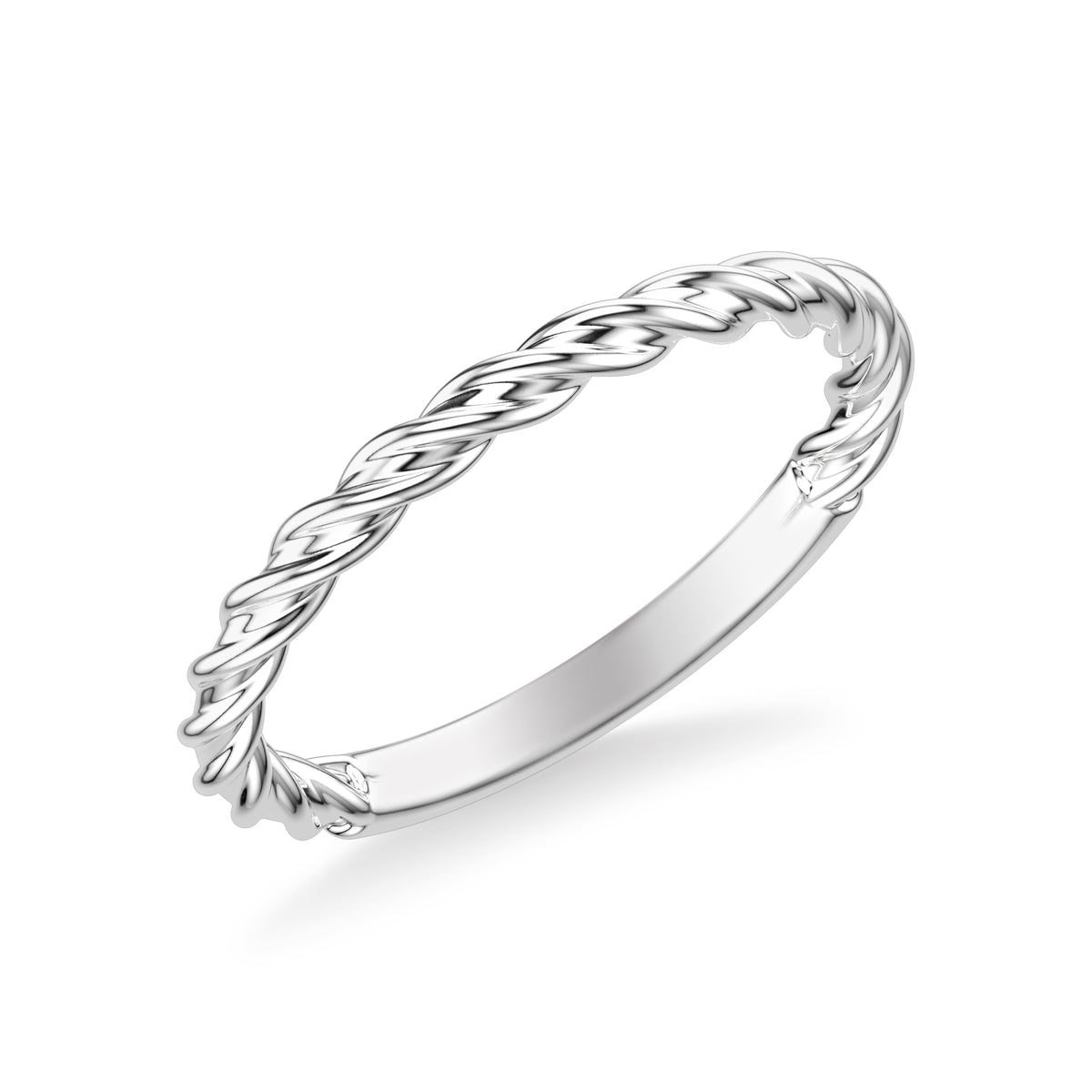 Contemporary Twist Wedding Band