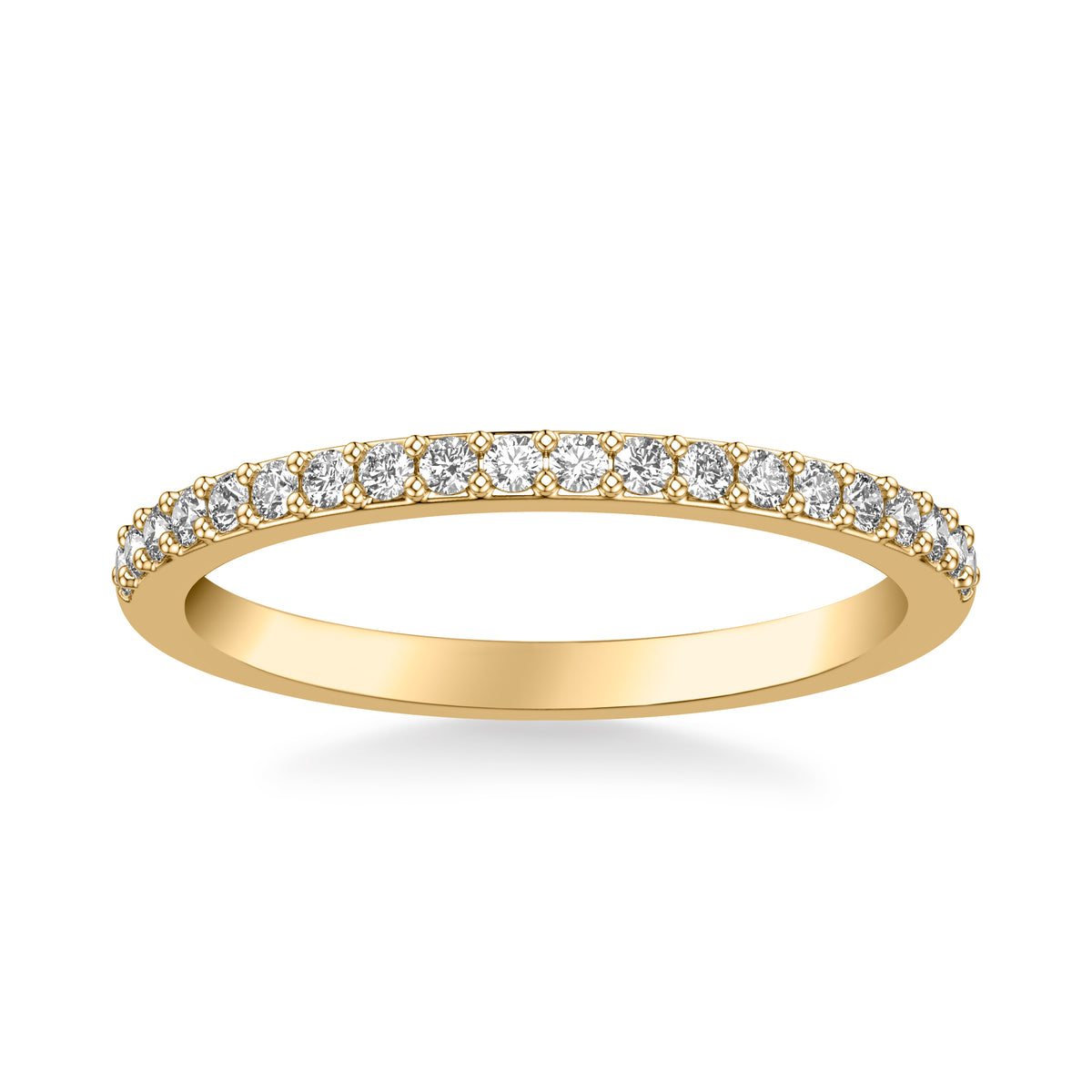 Contemporary Diamond Wedding Band