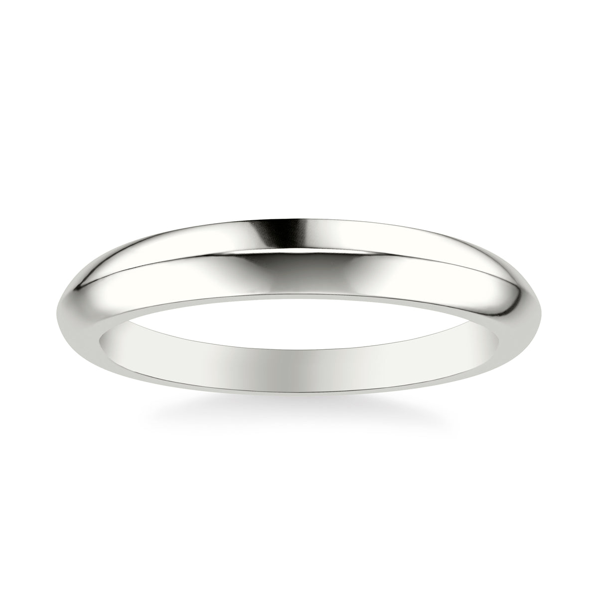 Contemporary Tapered Knife Edge Wedding Band