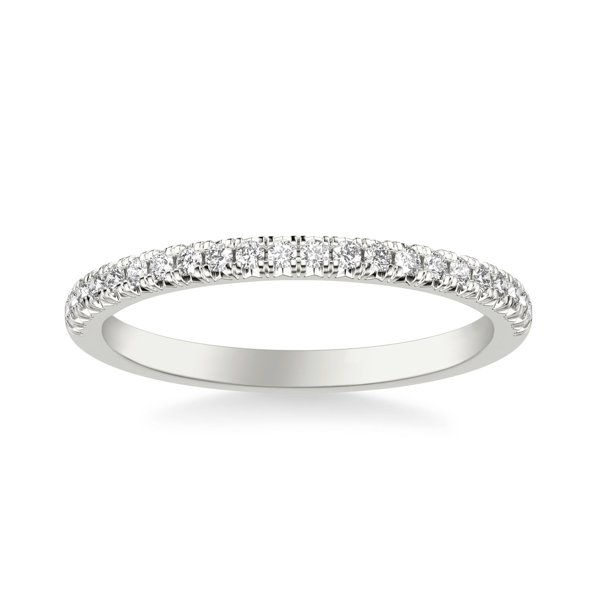 Contemporary Diamond Wedding Band