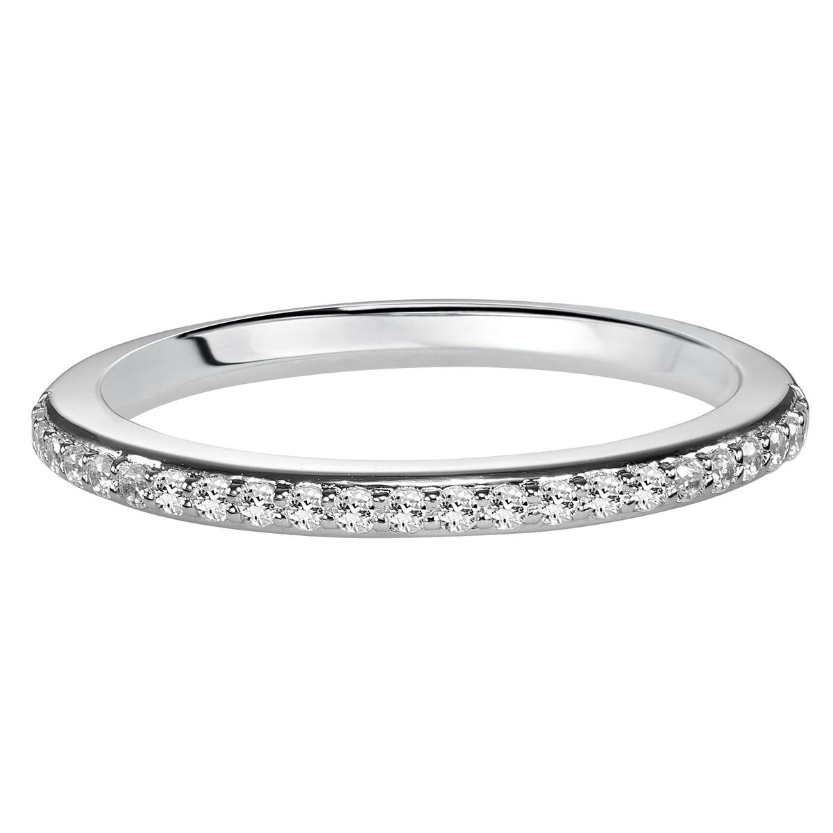 Contemporary Prong Halo Engagement Ring