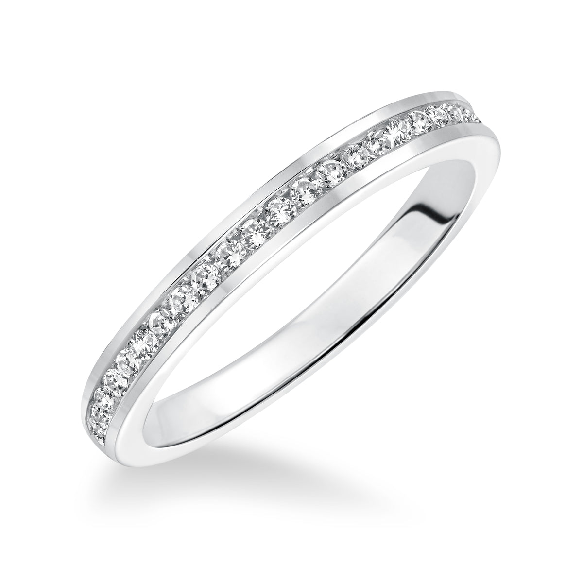 Channel Set Diamond Wedding Band