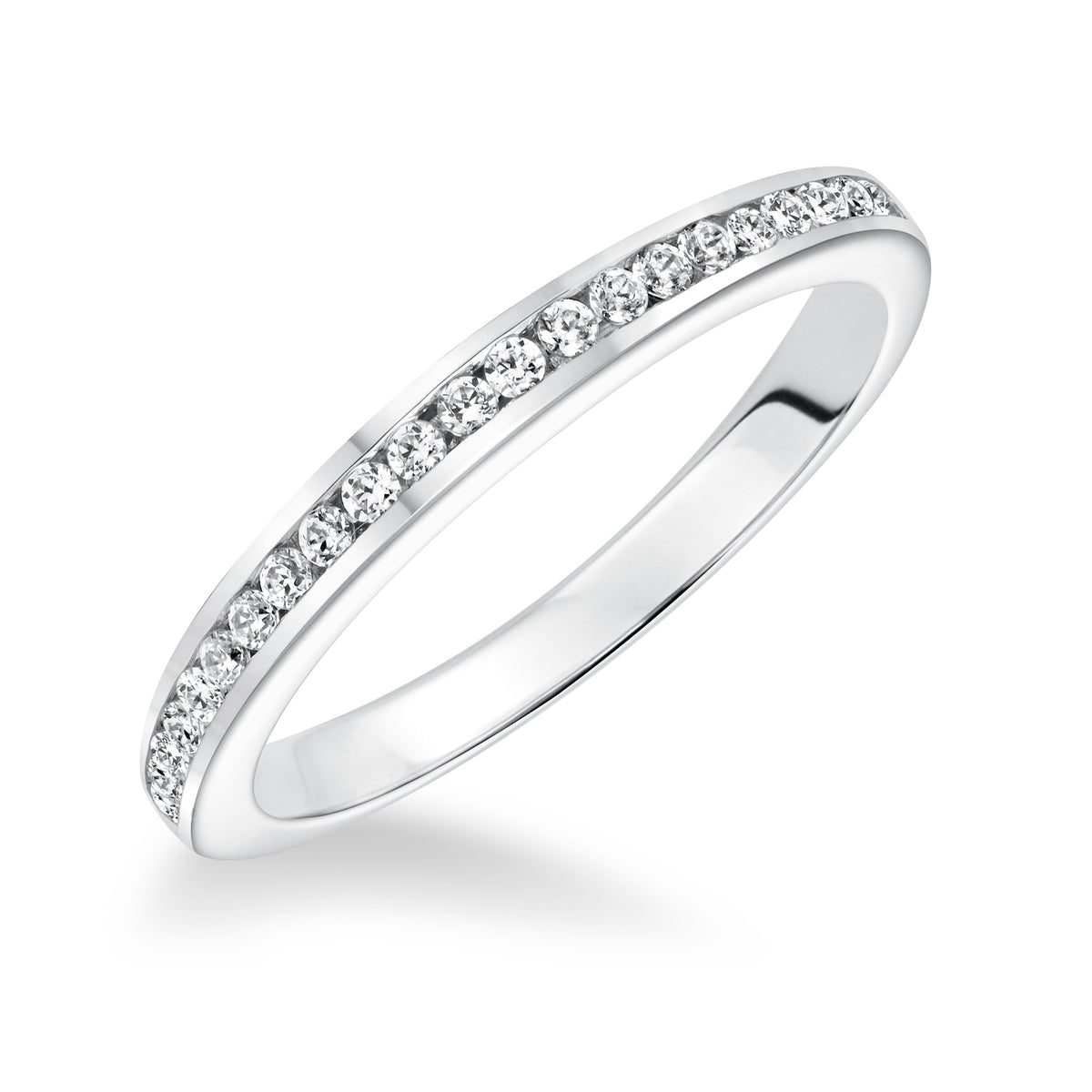 Diamond Channel Set Wedding Band