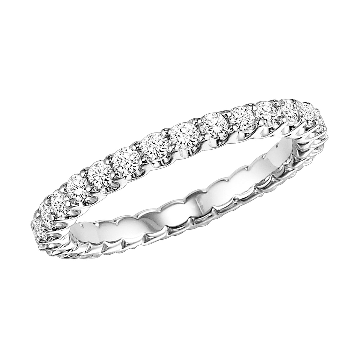 Contemporary Eternity Diamond Anniversary Band