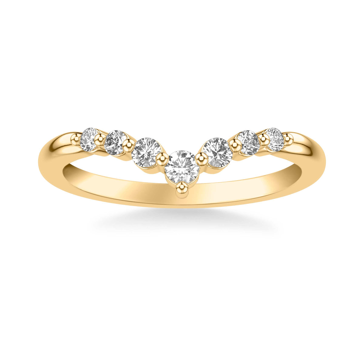 Contemporary Stackable Diamond Band