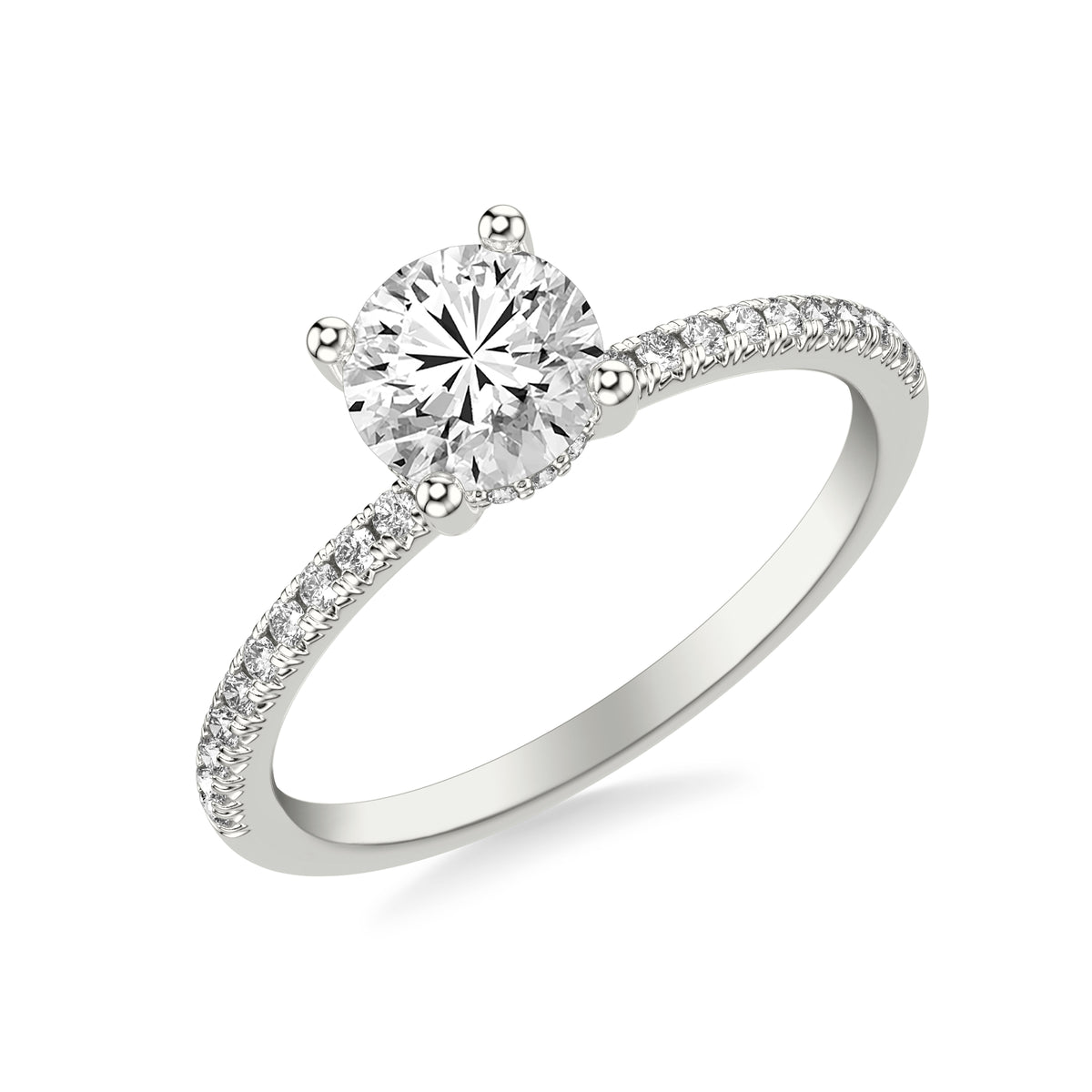 Classic Diamond  Wedding Band