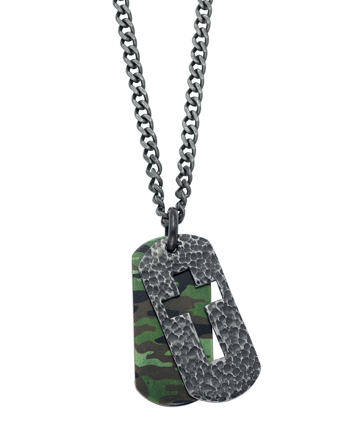 STEEL D.TAG/CAMO CROSS