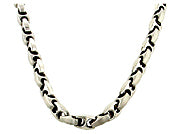 Stainless steel heavy bike link chain necklace