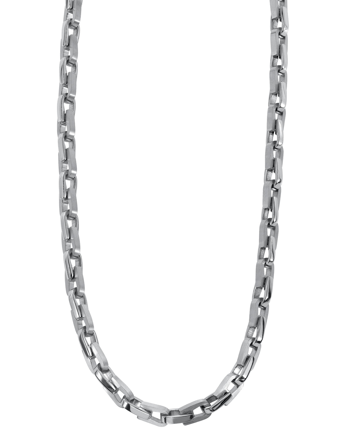 Stainless steel bike link necklace