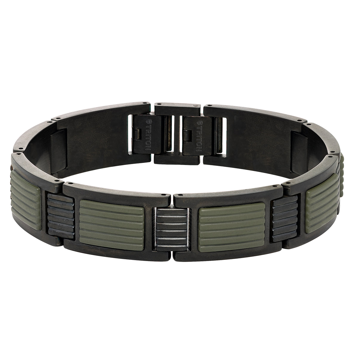 8.5+1/2 STL BLK/GRN LK BR