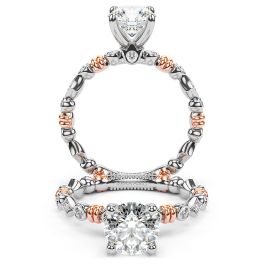 Verragio Renaissance Round Diamond Engagement Semi-Mount, 0.20ctw