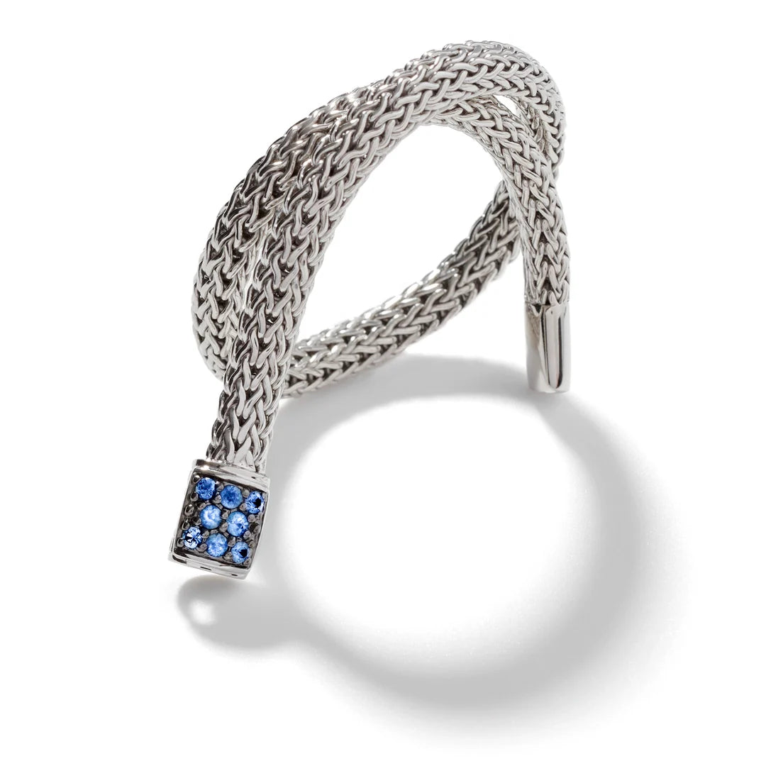 Icon Bracelet, Sterling Silver, Pave, 5MM