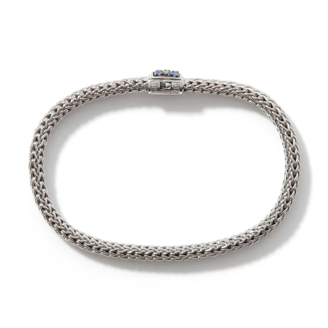 Icon Bracelet, Sterling Silver, Pave, 5MM