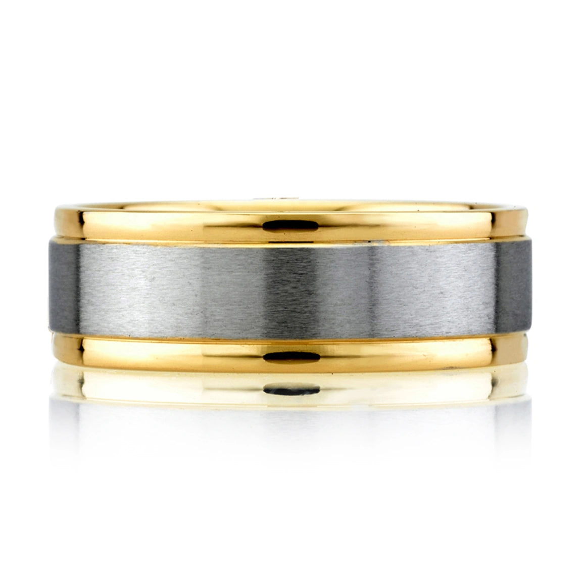 True Two Tone High Polish Step Edge with Satin Center