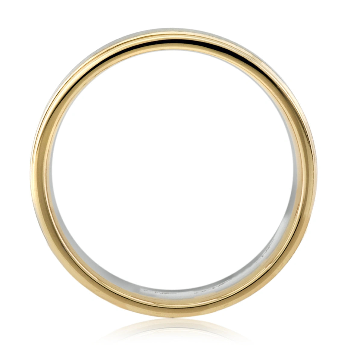 True Two Tone High Polish Step Edge with Satin Center
