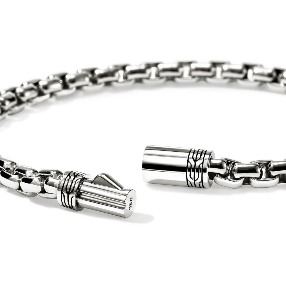 Box Chain Bracelet, Sterling Silver, 4.8MM