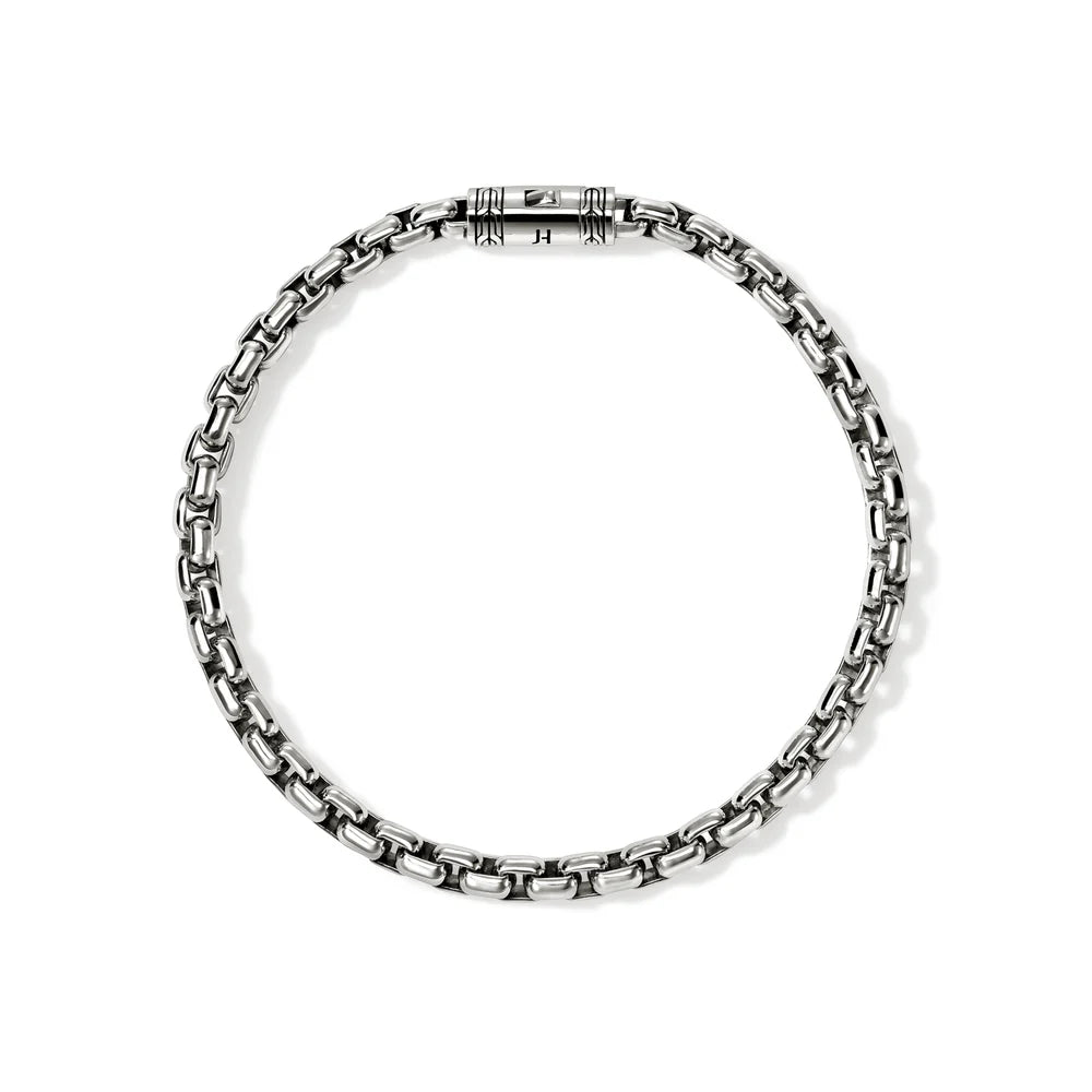Box Chain Bracelet, Sterling Silver, 4.8MM