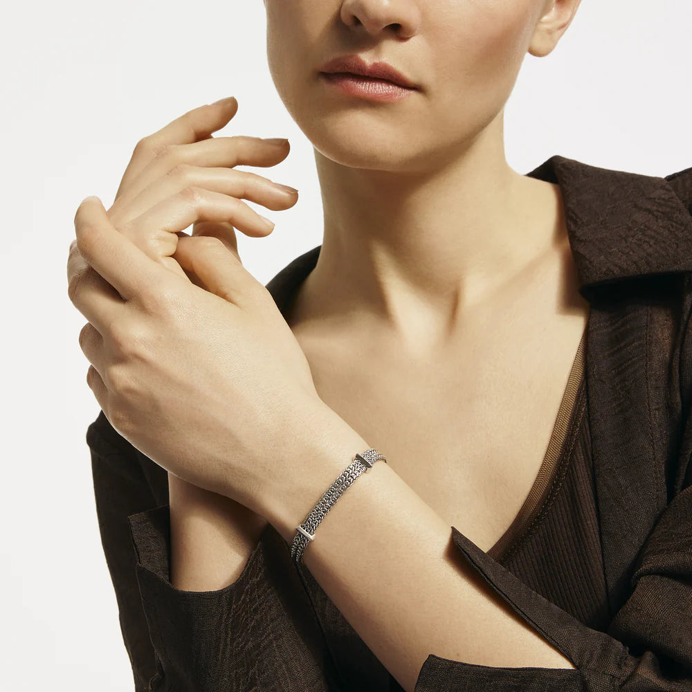 Icon Link Bracelet, Sterling Silver, 6MM