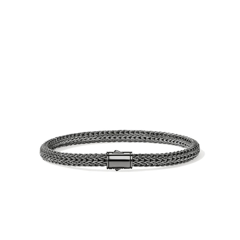 Icon Bracelet, Dark Silver, 5MM