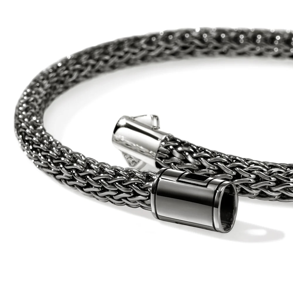 Icon Bracelet, Dark Silver, 5MM
