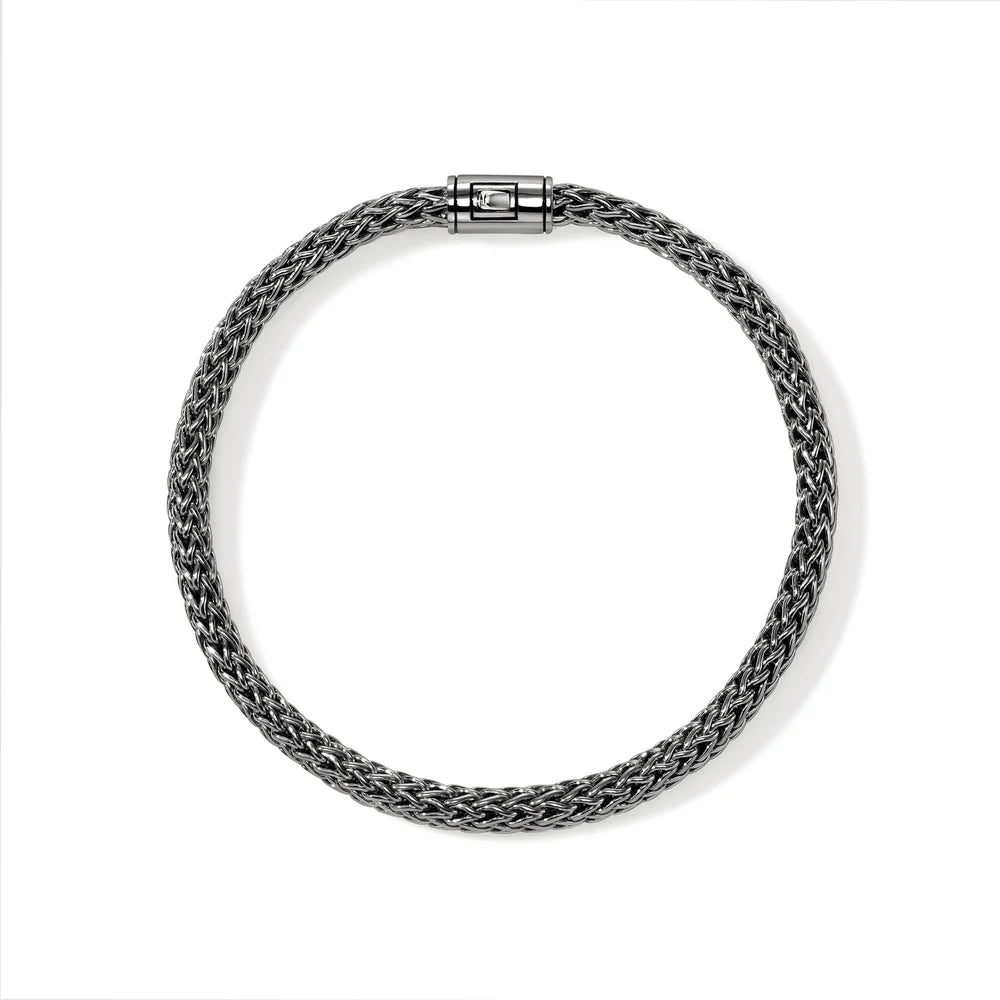 Icon Bracelet, Dark Silver, 5MM