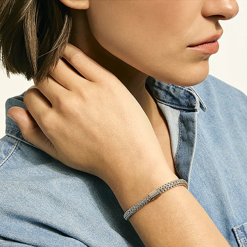 Icon Bracelet, Sterling Silver, 5MM