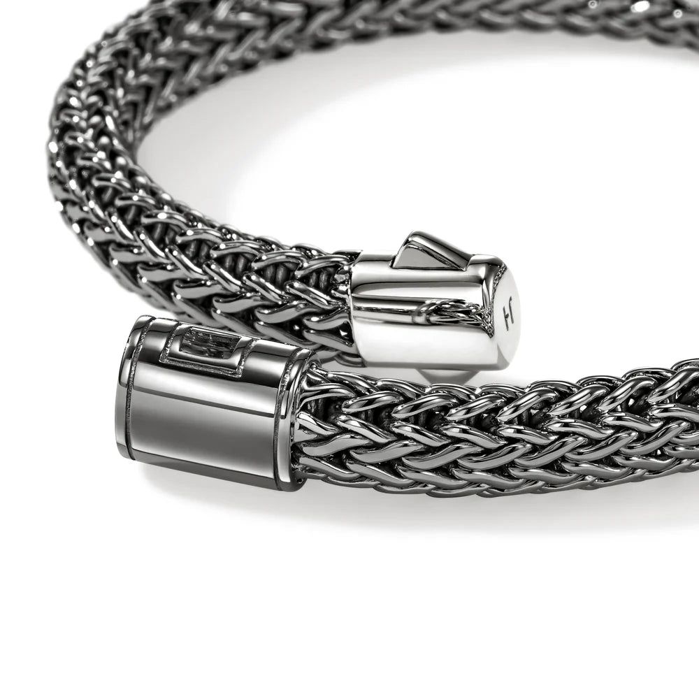 Icon Bracelet, Dark Silver, 7.5MM