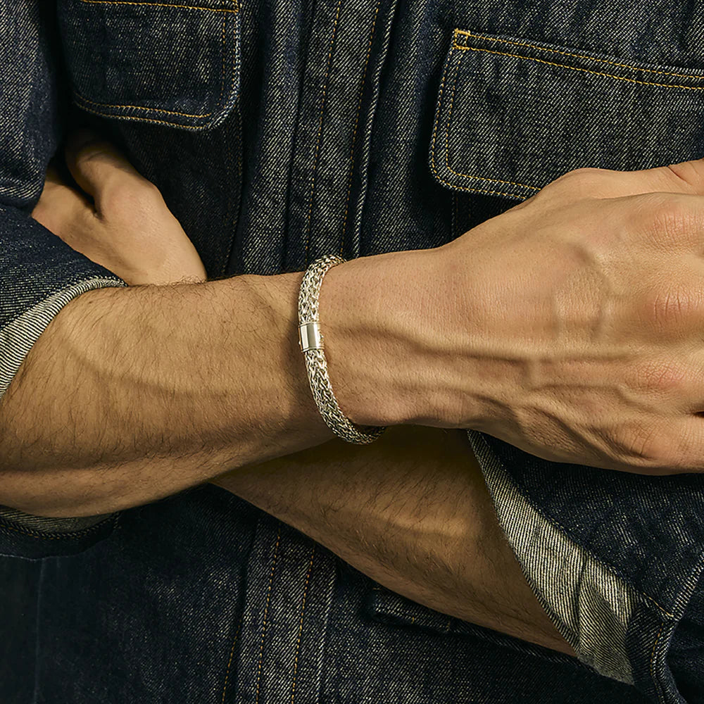 Icon Bracelet, Sterling Silver, 7.5MM