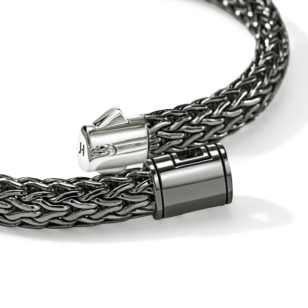 Icon Bracelet, Dark Silver, 6.5MM