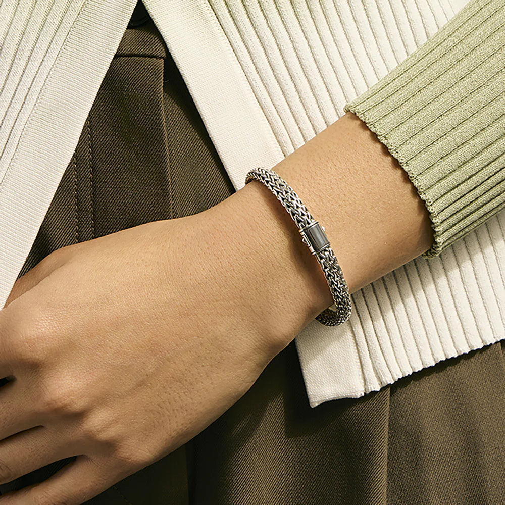 Icon Bracelet, Sterling Silver, 6.5MM