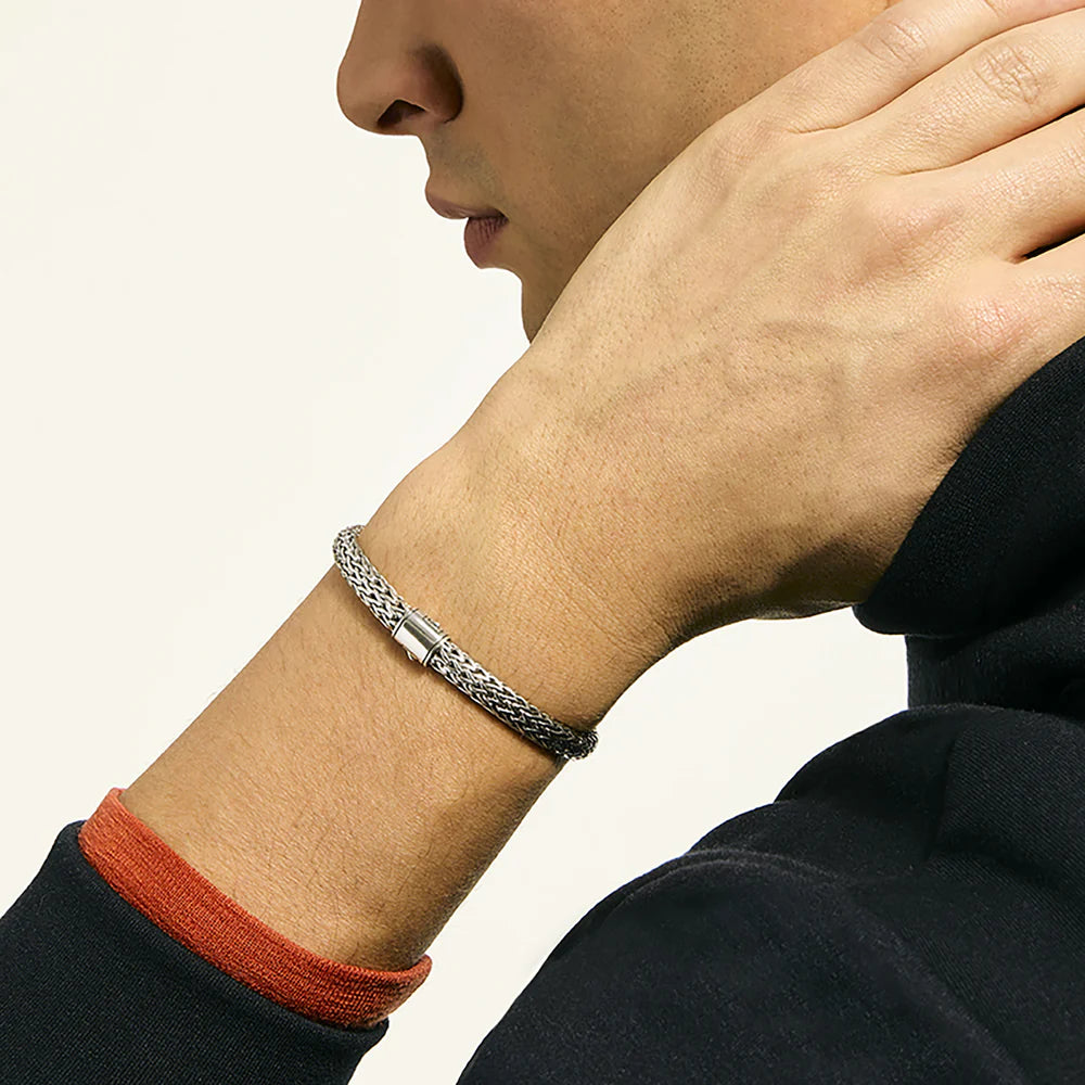 Icon Bracelet, Sterling Silver, 6.5MM
