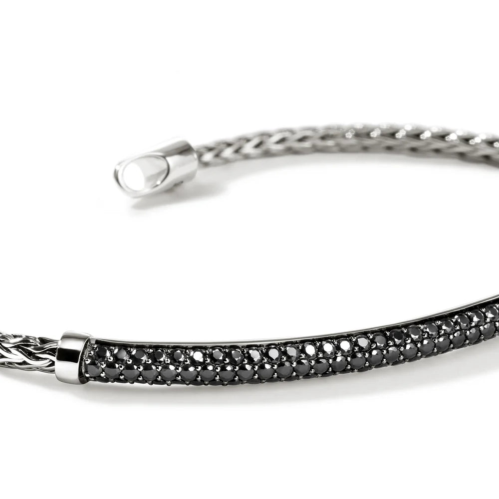 JH Essential Pave Bracelet, Sterling Silver, Gemstones, 2.5MM