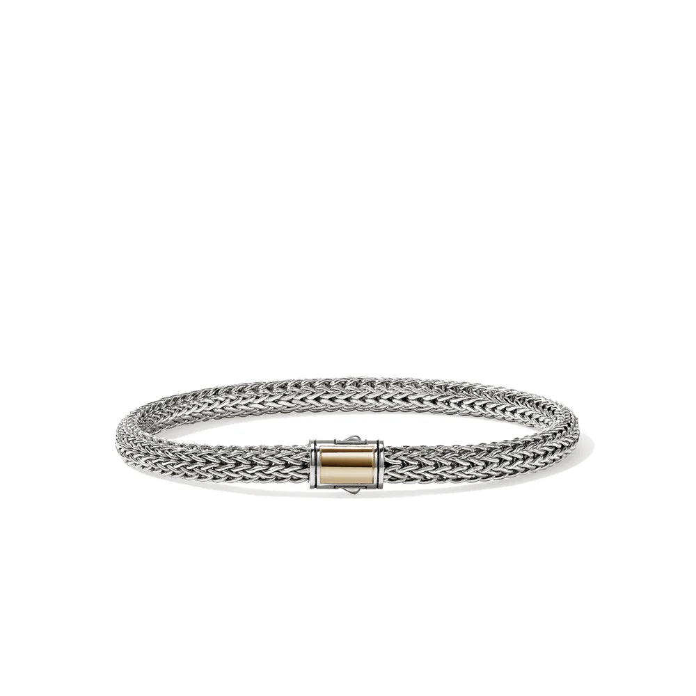 Icon Bracelet, Gold, Sterling Silver, 5MM