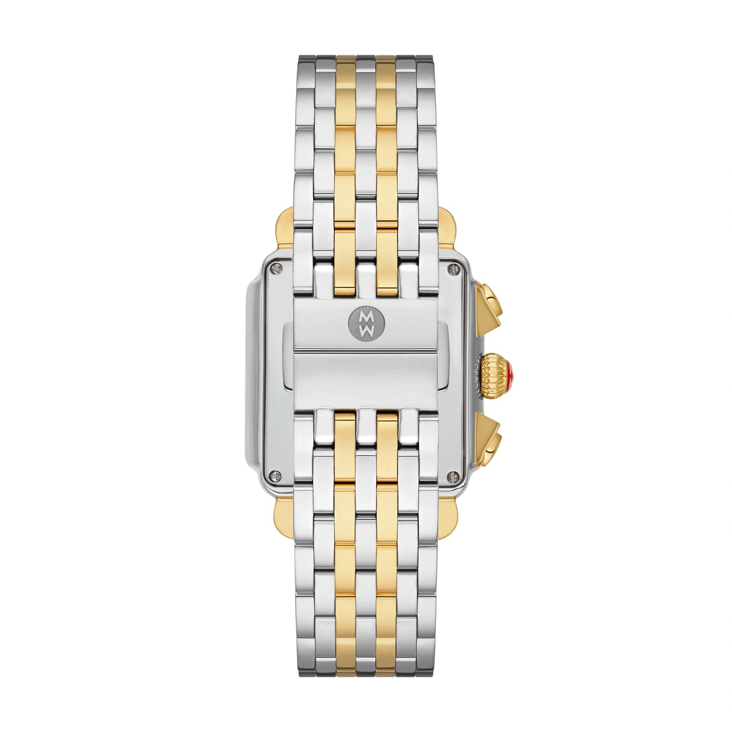 Deco Two-Tone 18K Gold Diamond Dial Watch