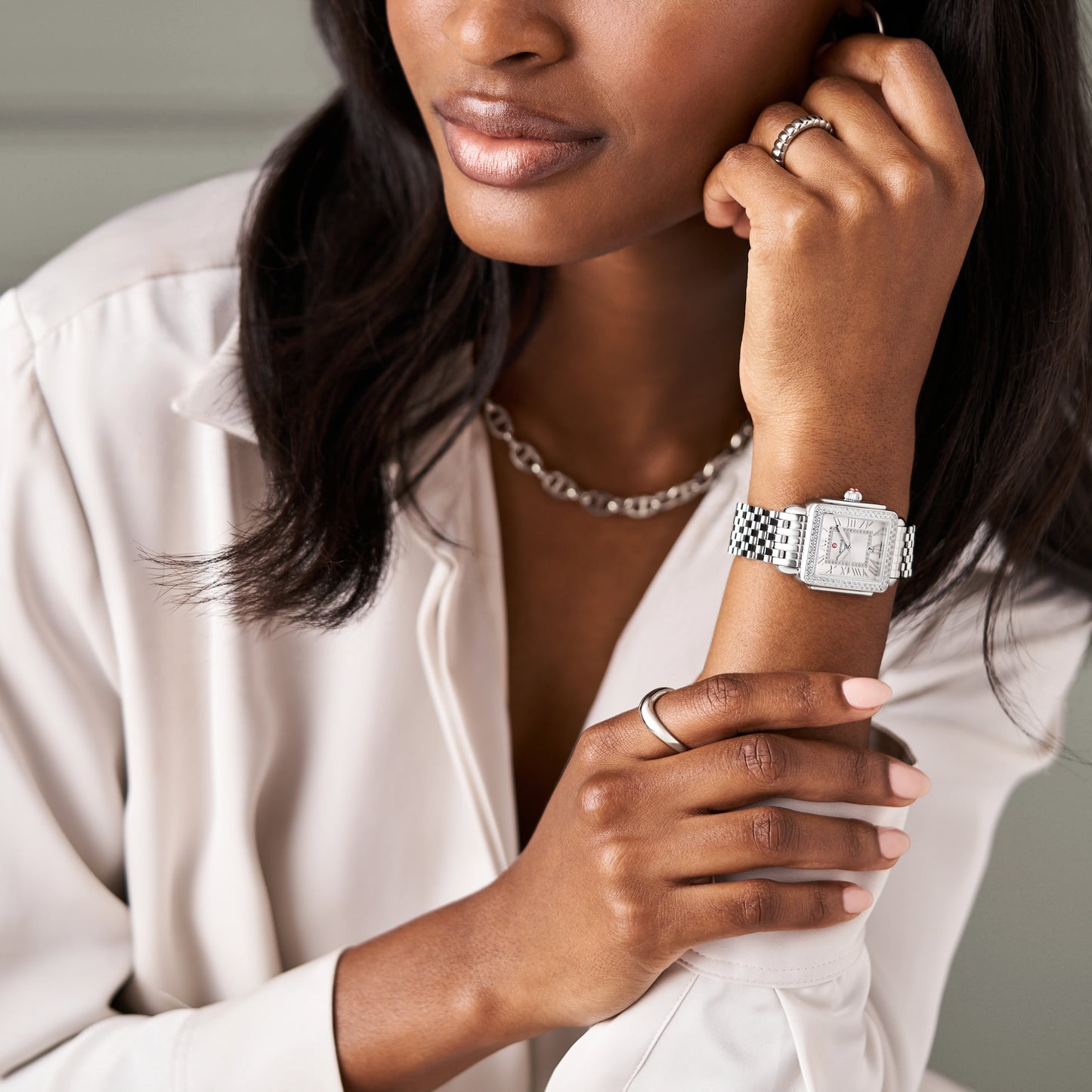 Deco Madison Mid Stainless Diamond Watch