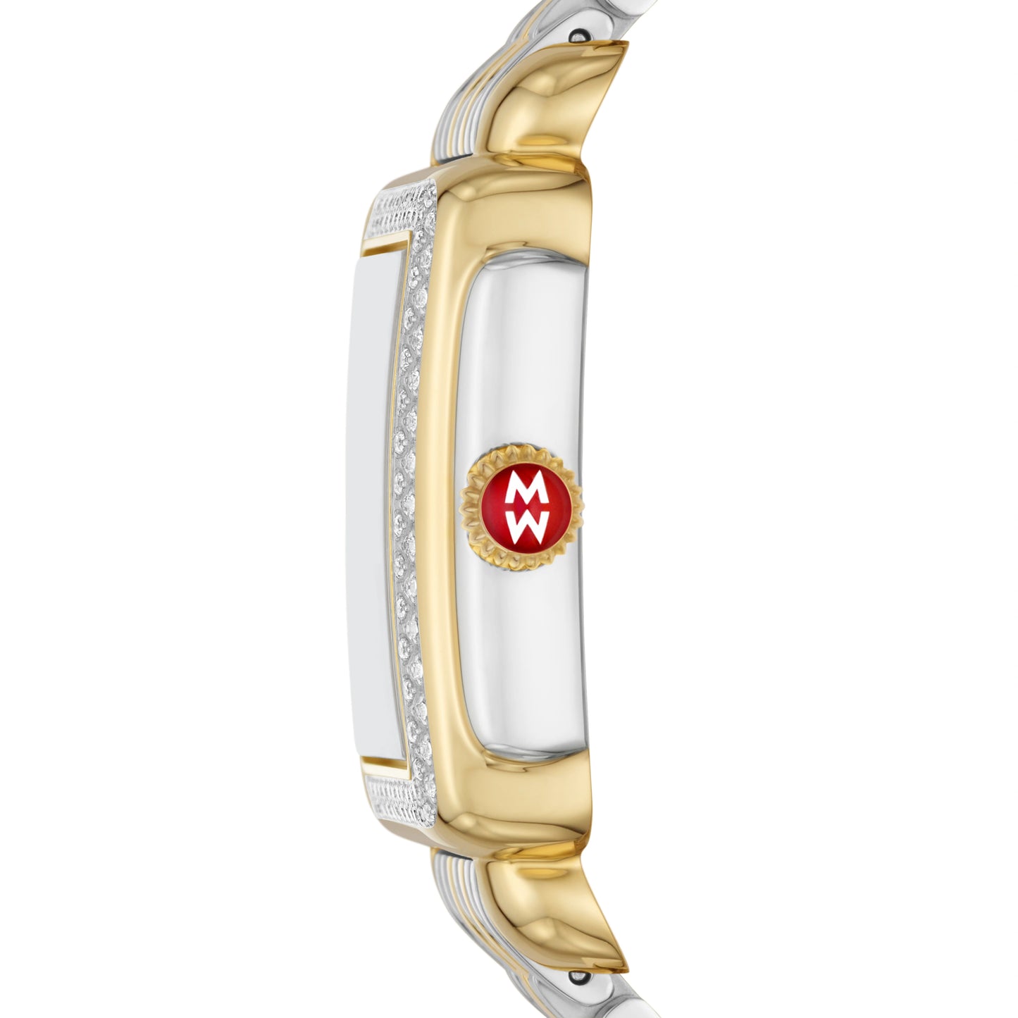 Deco Mid Two-Tone 18K Gold Diamond Watch