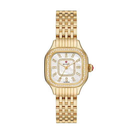 Meggie Gold Diamond Stainless Steel Watch