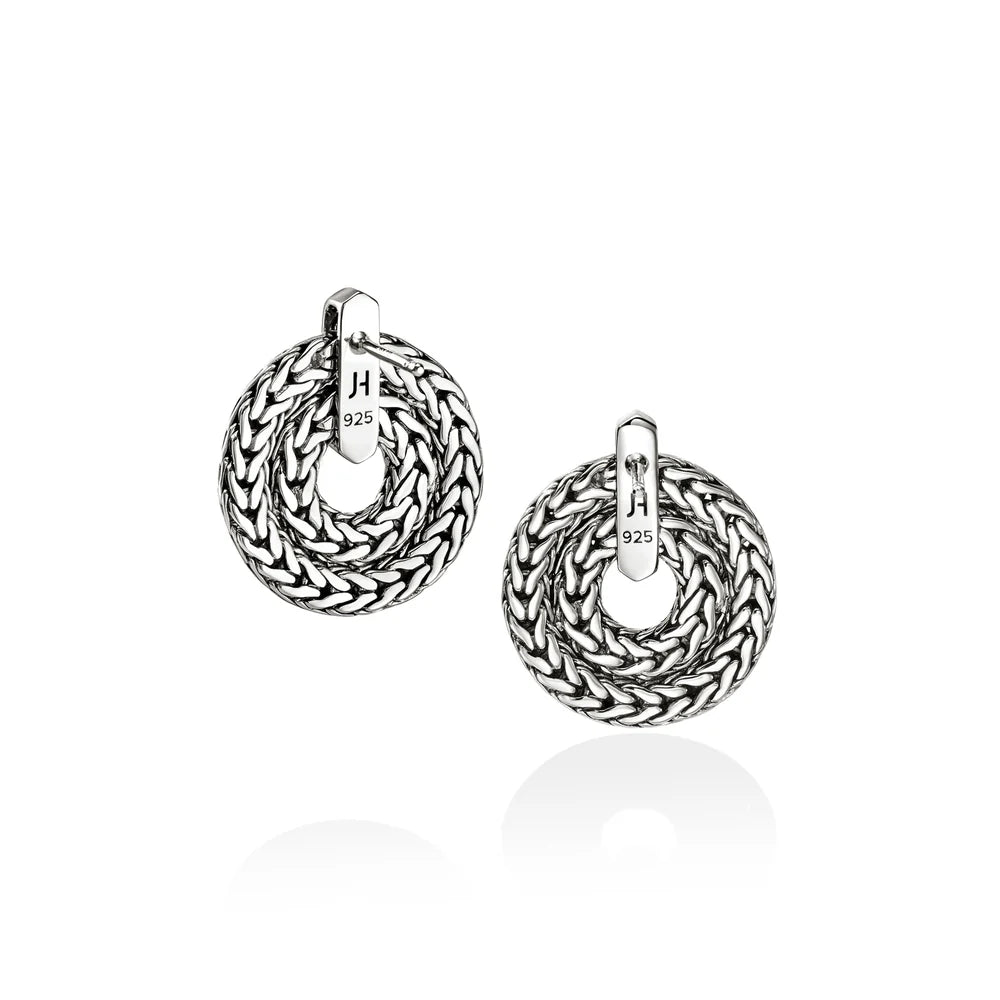 Icon Link Earring, Sterling Silver, 19.5MM