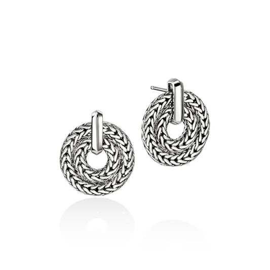 Icon Link Earring, Sterling Silver, 19.5MM