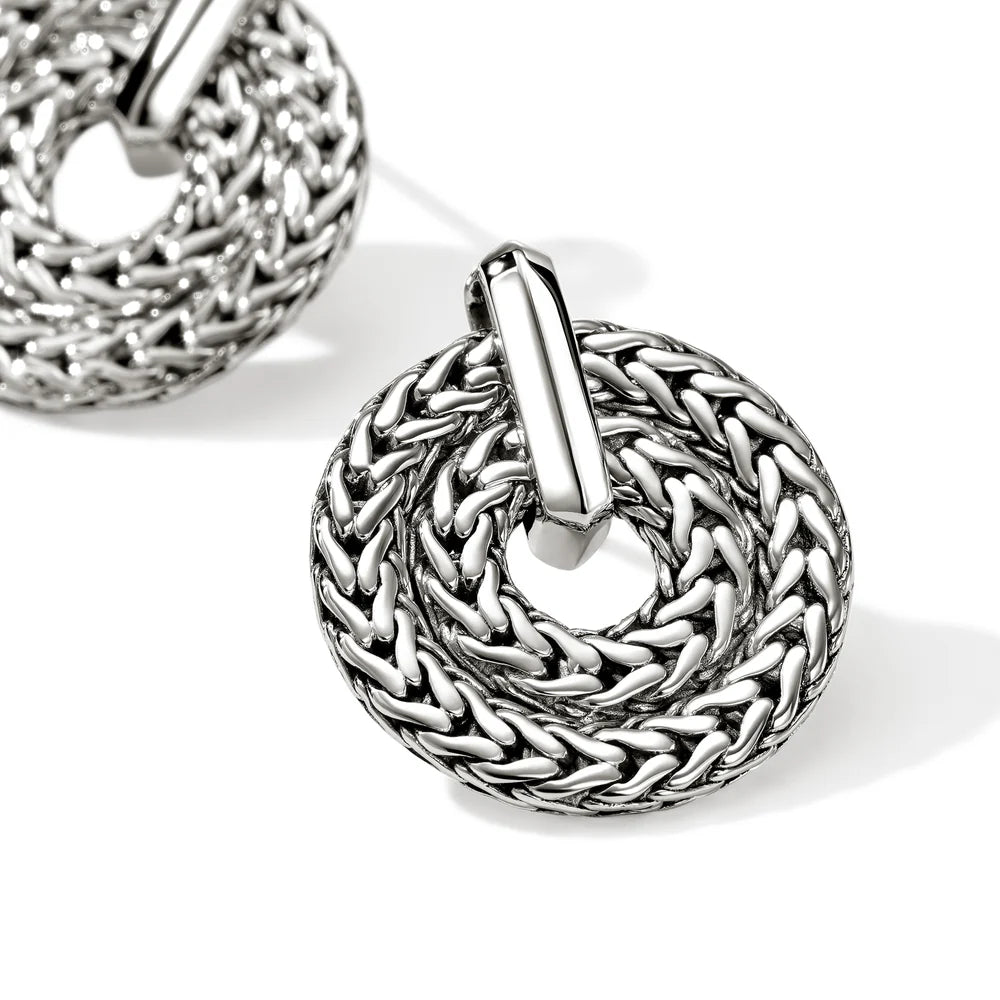 Icon Link Earring, Sterling Silver, 19.5MM