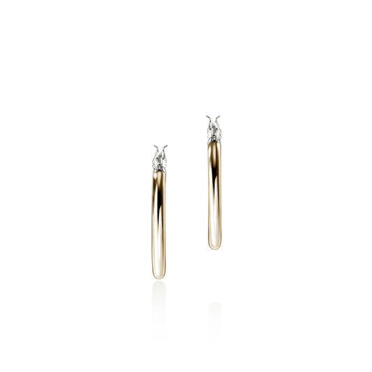 JH Essential Hoop Earring, Gold, Sterling Silver, 22MM
