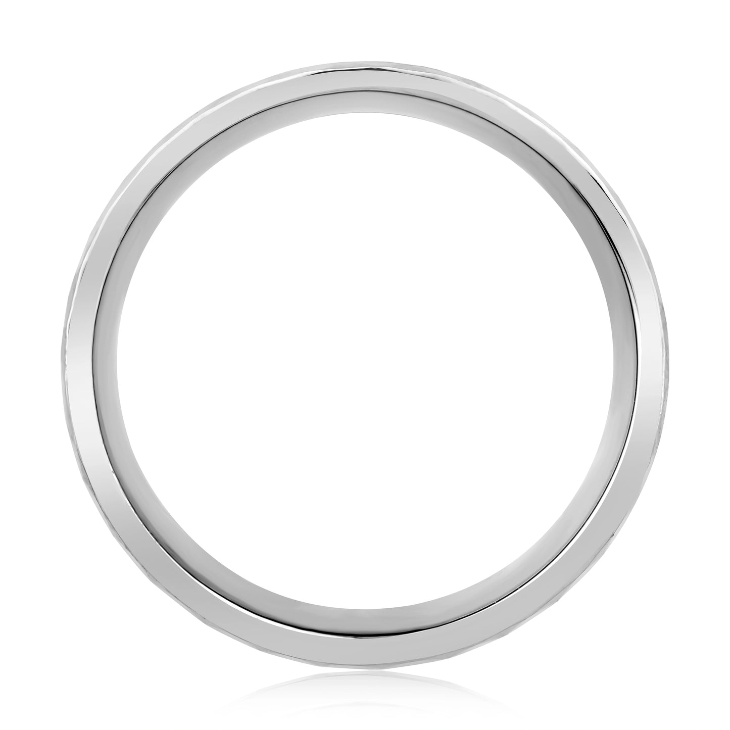 Swiss Cut Edge Satin Finish Comfort Fit Band