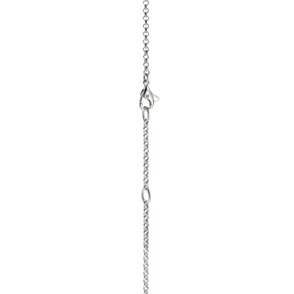 JH Essential Linked Necklace, Sterling Silver, 2MM
