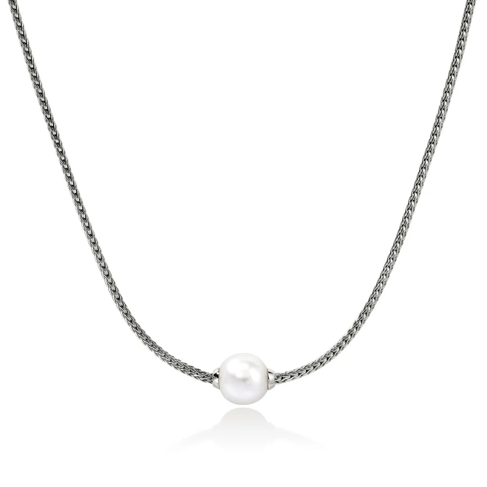 JH Essential Pearl Necklace, Sterling Silver, 1.8MM