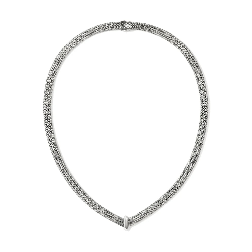 Icon Link Necklace, Sterling Silver, 6MM