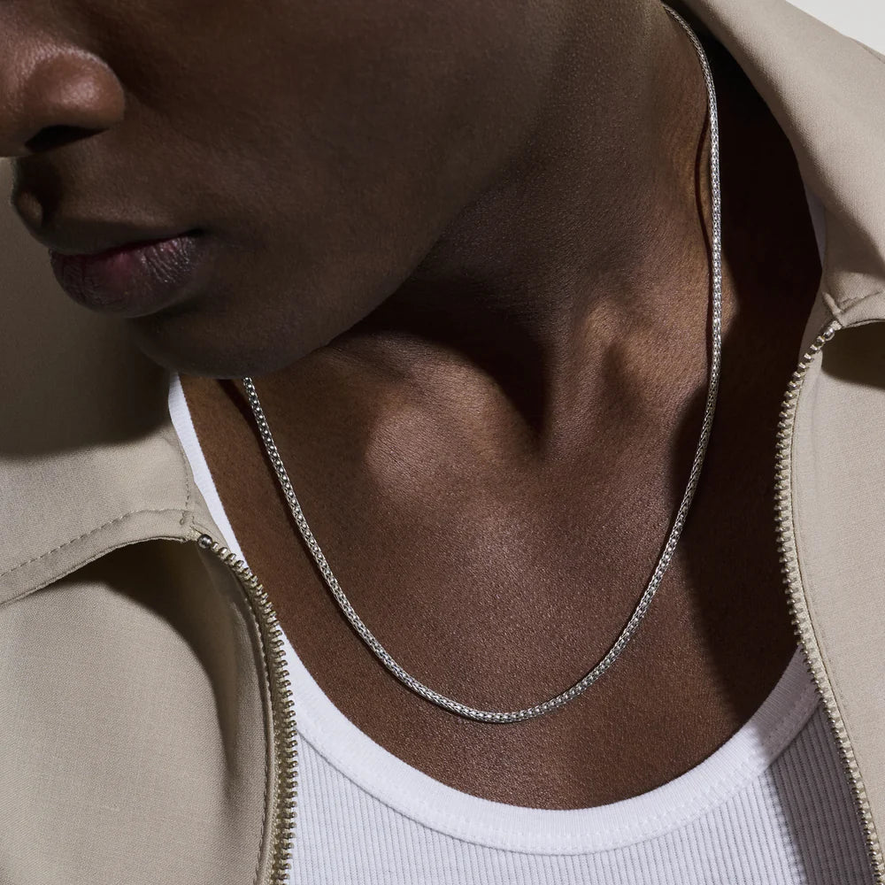 Icon Mini Necklace, Sterling Silver, 2.5MM