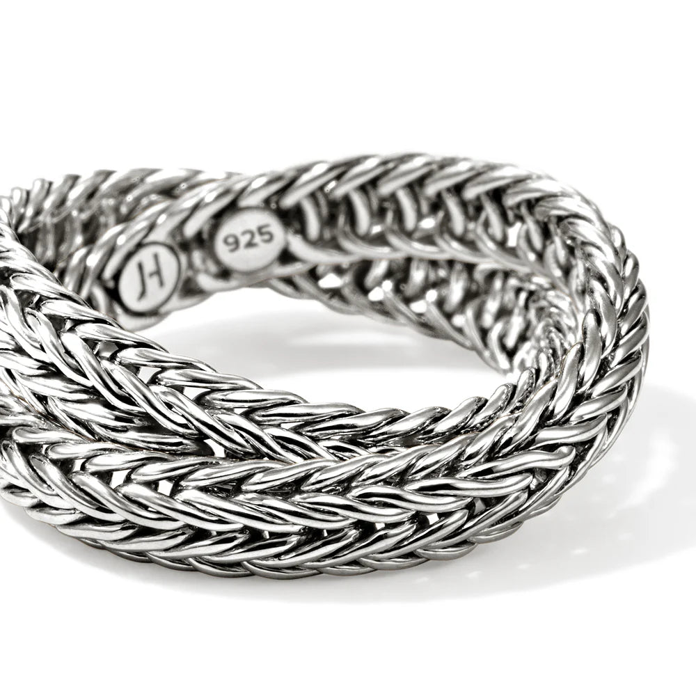 Icon Chevron Crossover Ring, Sterling Silver