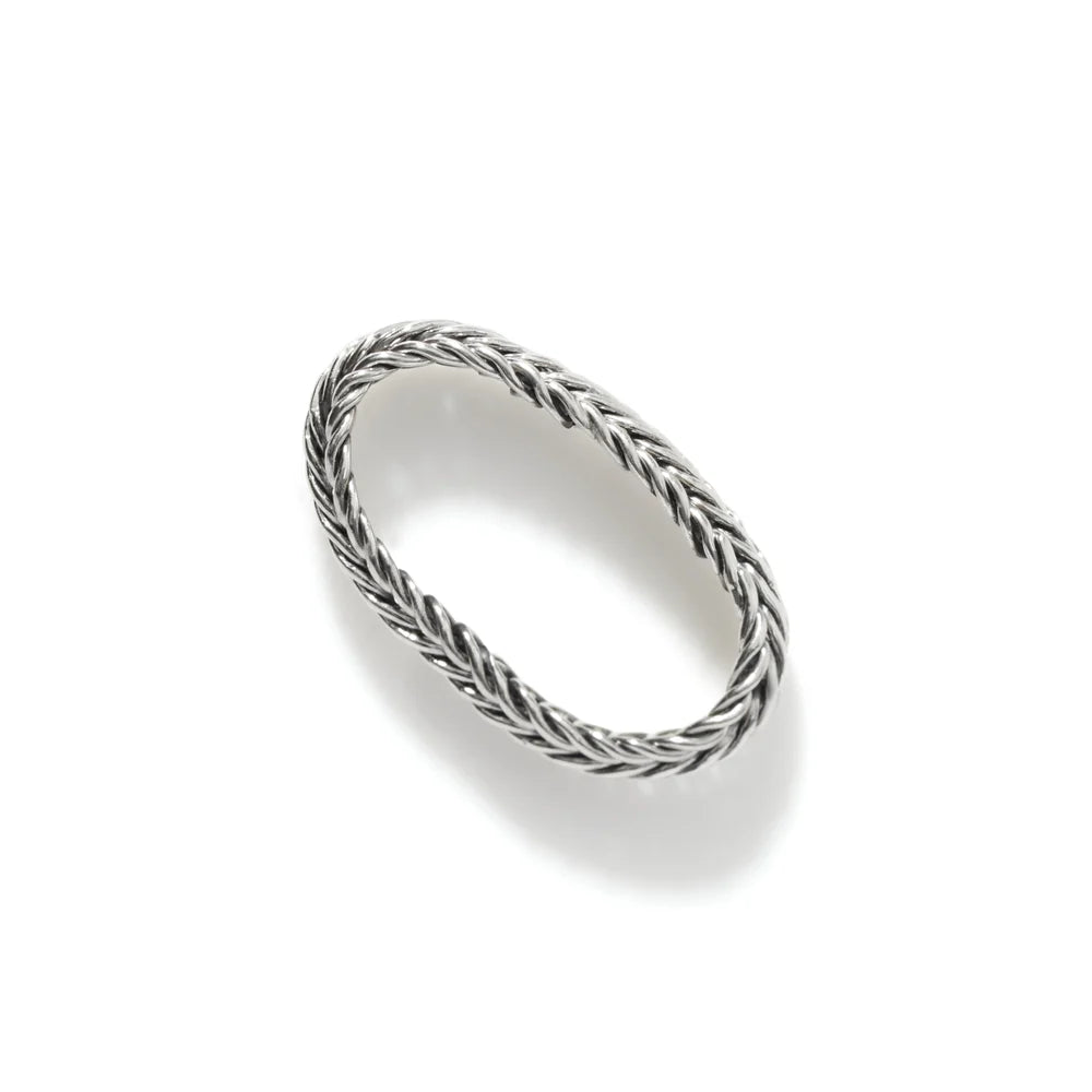 Icon Chevron Band Ring, Sterling Silver, Slim