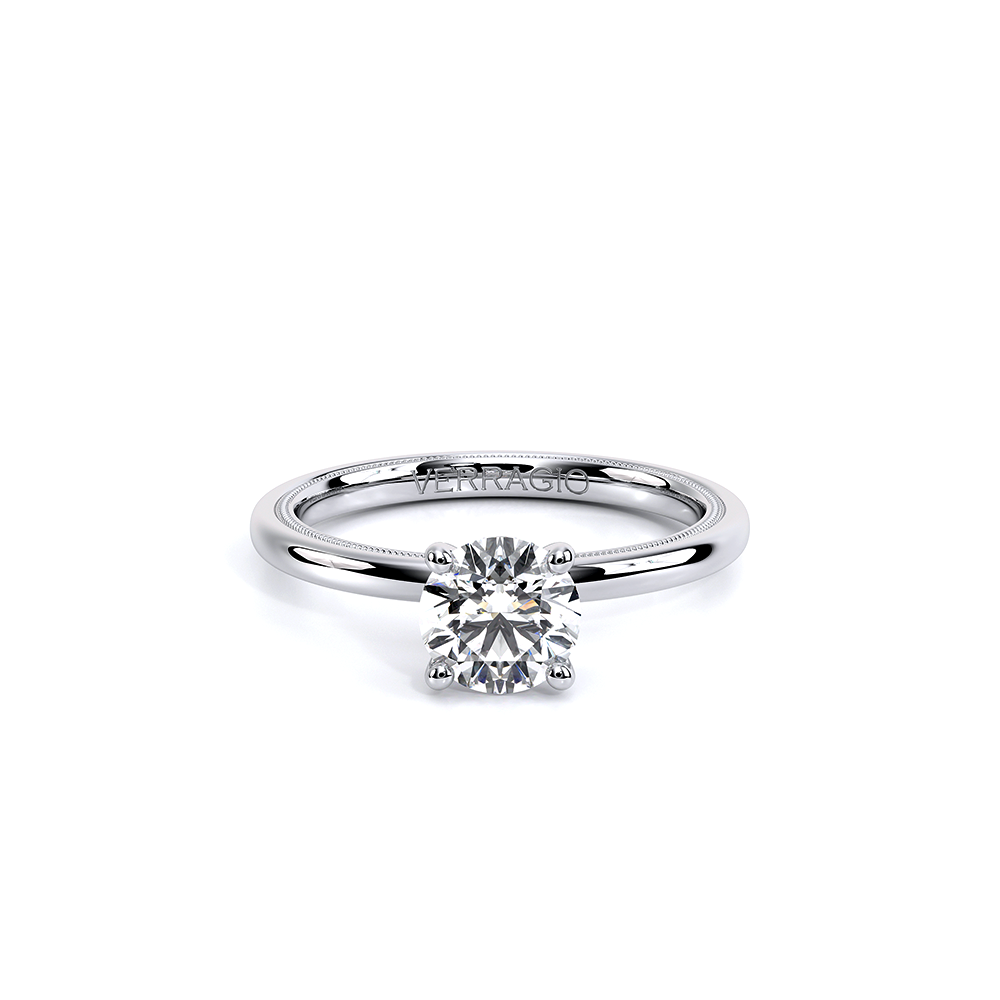 Verragio Tradition Round 4-Prong Diamond Engagement Semi-Mount, TR120R4-S, 0.30ctw