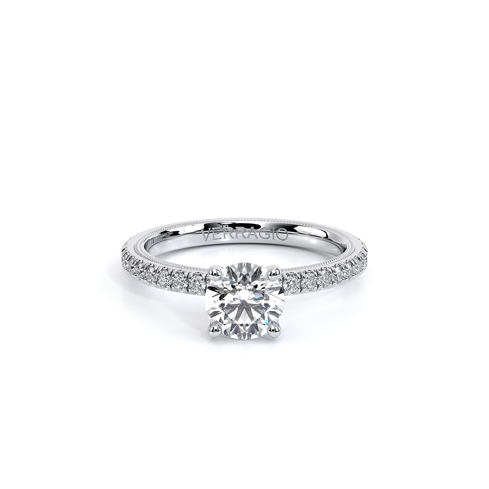 Verragio Tradition 4-Prong Round Diamond Engagement Semi-Mount, 0.45ctw